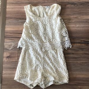Cute Lace Romper, Worn Once!